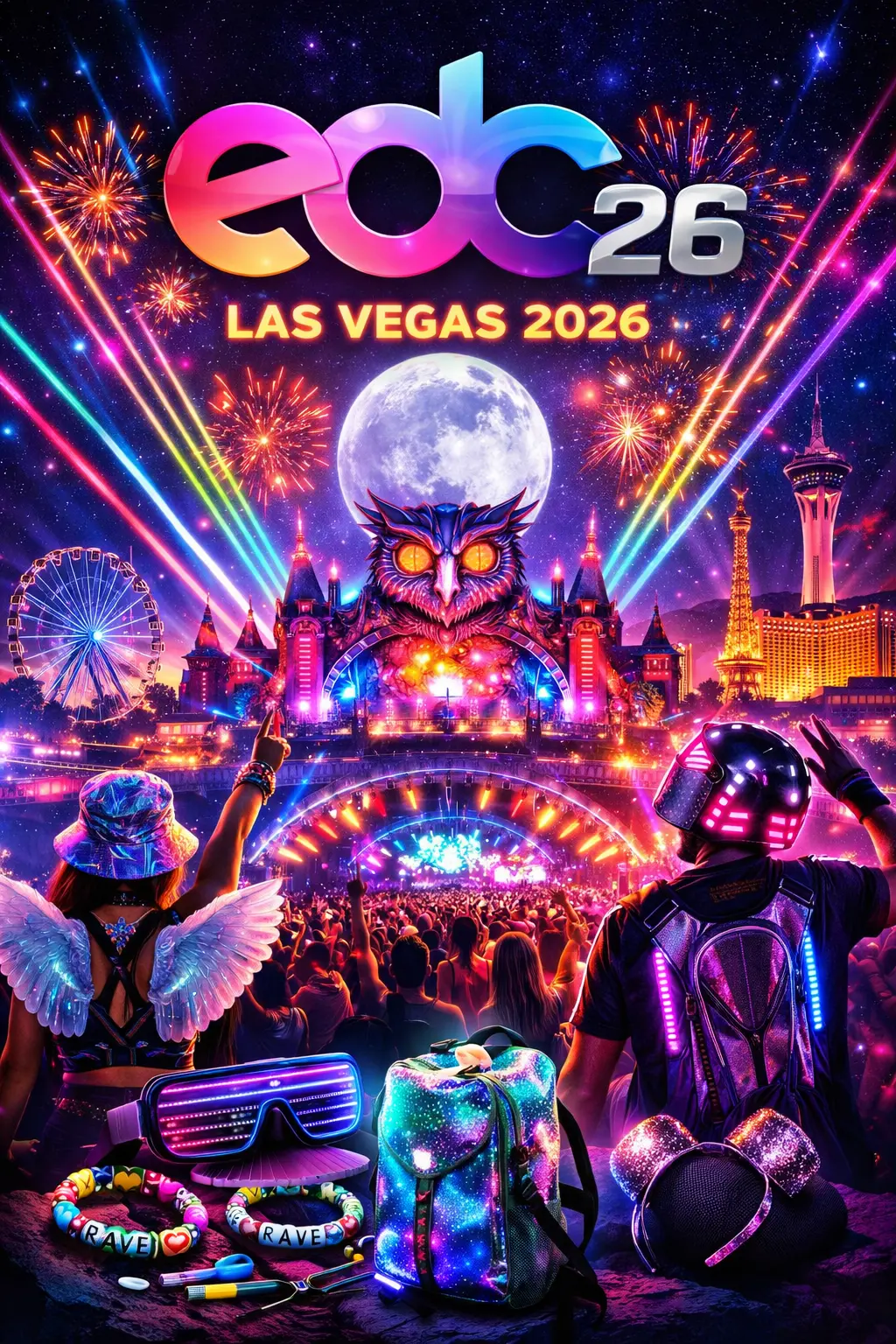 EDC Las Vegas 2026 — Electric Daisy Carnival festival at Las Vegas Motor Speedway